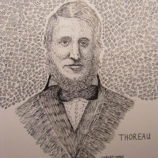 Henry David Thoreau - Pen & Ink - 10" x 8"