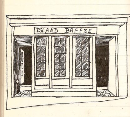 CTC Ink Drawing Nantucket Island Breeze 1993 - C. Thomas Christiano ...