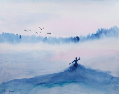"Beautiful Blessings"    11" x 14" Watercolor