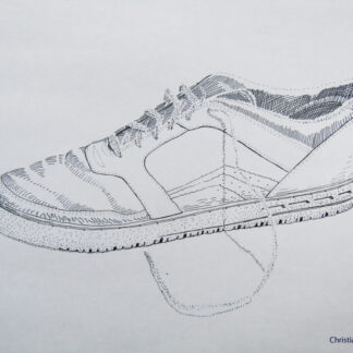 "My Sneaker"  Pen & Ink on paper   11" x 14"