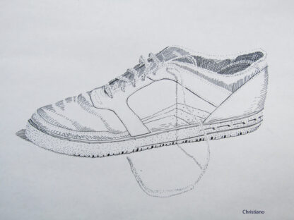 "My Sneaker"  Pen & Ink on paper   11" x 14"