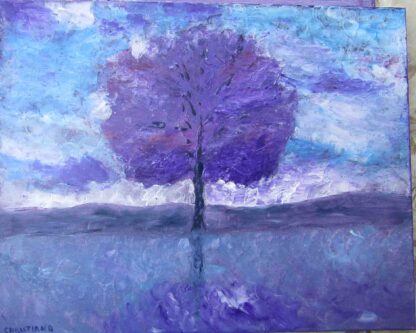 "Standing Alone"  -  Acrylic on Canvas -  16" x 20"