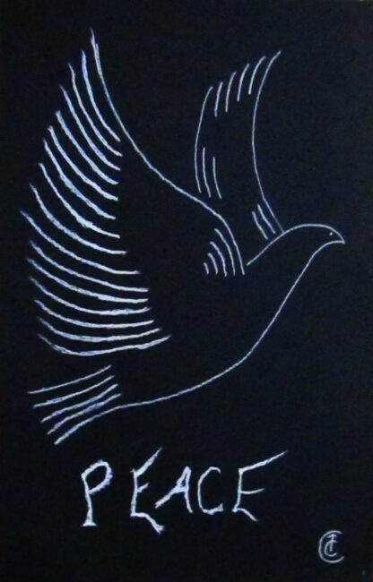 "Dove of Peace  III"  - Pastel on Paper  - 18" x 12"  in an 18" x 12" Frame